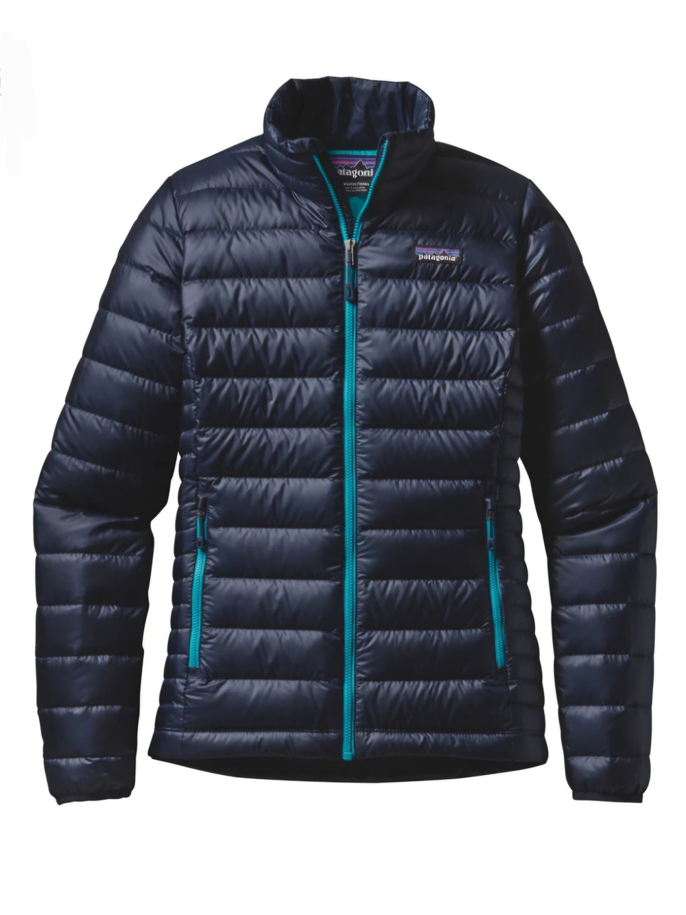 Patagonia Down Sweater Womens XS Navy Teal 800 Fill Puffer Jacket